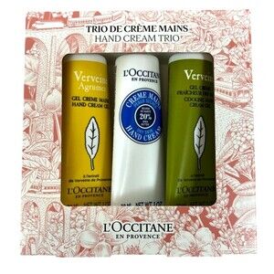 L'Occitane Hand Creme Trio  NWT  3-pak  NIB  Gift Set  1 oz each